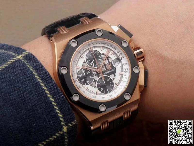 Audemars Piguet Royal Oak Offshore 26078RO.OO.D002CR.01 JF Factory 1:1 Best Edition Replica Watch Black Rubber Strap